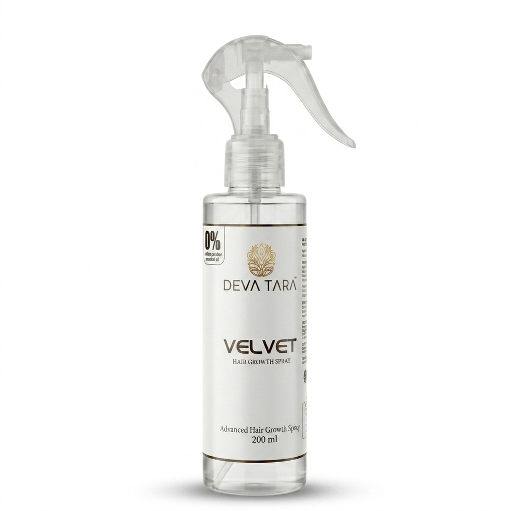 Velvet Hair Growth Spray – Ayurvedic Scalp Spray for Hair Fall Control & Hair Growth