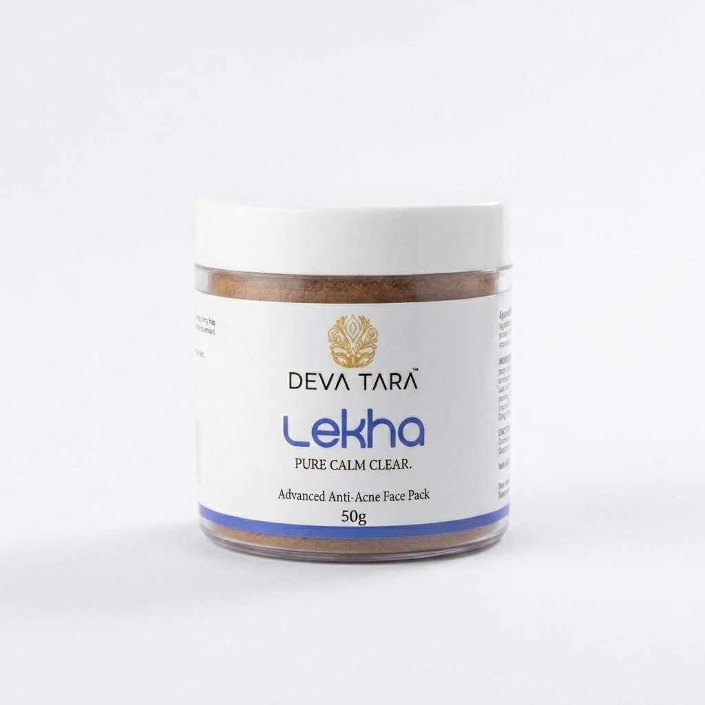 Lekha – Advanced Anti-Acne Face Pack | 13 Ayurvedic Herbs for Acne, Blemishes & Oily Skin (50g)