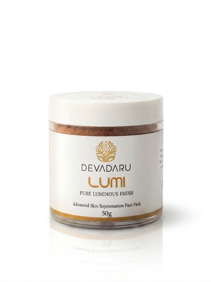 Lumi – Ayurvedic Brightening Face & Body Pack for Skin Glow, Tan Removal, Melasma & Anti-Ageing (50g)